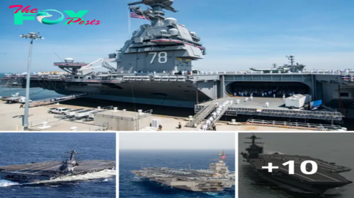 Gerald R. Ford: The World’s Largest Aircraft Carrier with a Staggering 33 Trillion USD Price Tag.lamz