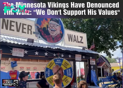 “The Minnesota Vikings Denounce Tim Walz: ‘We Don’t Support His Values'”.Cau