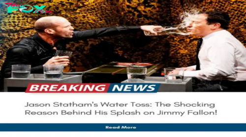 Jason Statham’s Epic Water Toss: The Surprising Truth Behind His Splash on Jimmy Fallon!.lamz