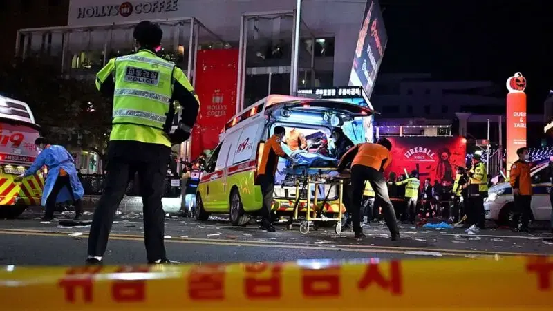 Seoul Halloween crowd crush: At least 153 dead in crowd surge, officials say