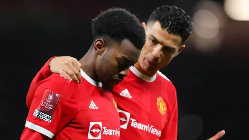 Anthony Elanga reacts to Cristiano Ronaldo's criticism of Man Utd youngsters