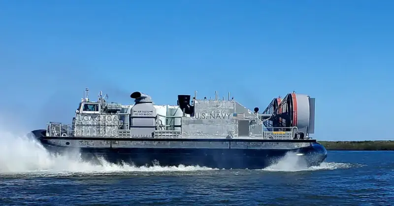 Next-generation landing craft LCAC 106 has been delivered to the US Navy