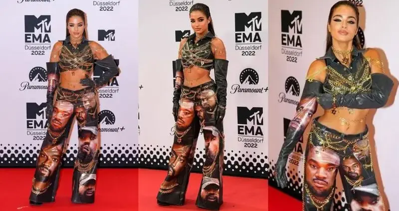 Noa Kirel An Israeli Pop Star Goes Viral After Wearing Kanye West Outfit at MTV EMAs