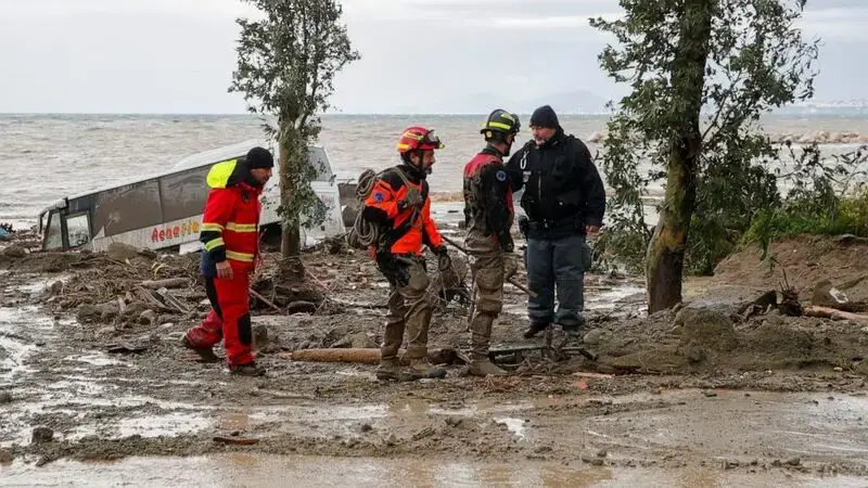 Landslide leaves up to a dozen missing on Italian island