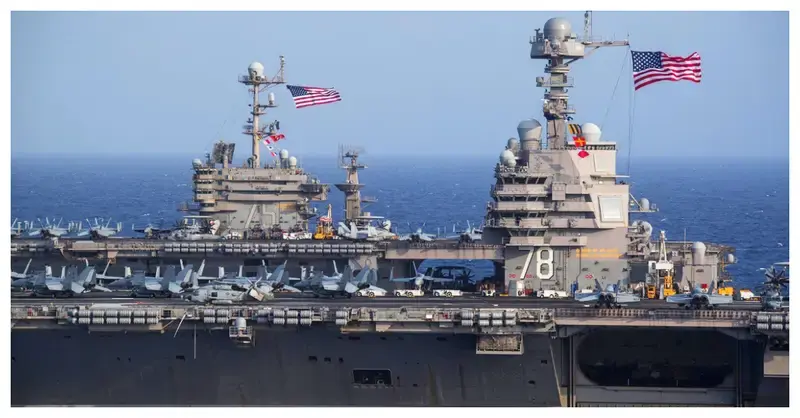 Thirteen trillion dollars The Gerald R. Ford, the largest aircraft carrier in the world, can accommodate 75 aircraft