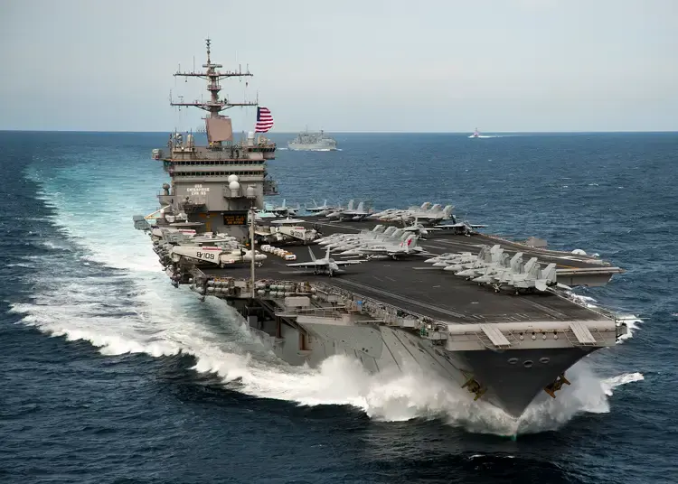 Look! This is the US’s newest aircraft carrier, as seen by the world.