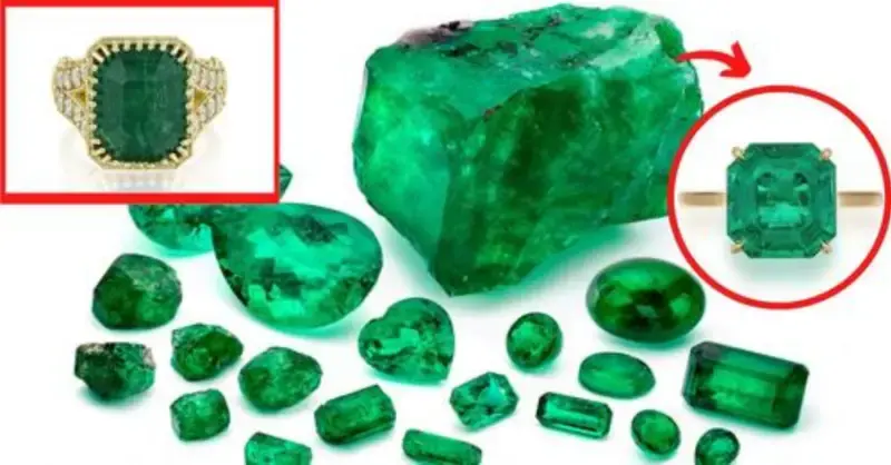 An emerald found in a 300-year-old cliff could sell for $70,00 on the open market