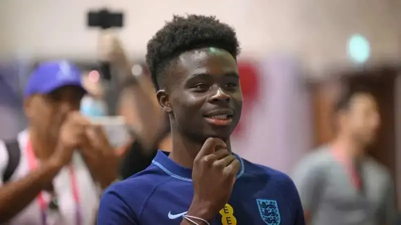 How Bukayo Saka reacted to meeting David Beckham