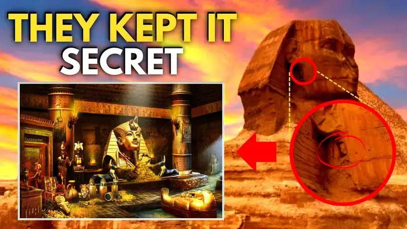 Archaeologists Shocked By Secret Chamber Discovered Under The Ancient Egyptian Sphinx!