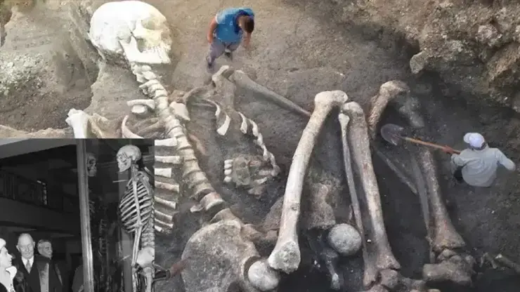 Discovery of Bizarre Giant Skeletons in the Ancient British Era