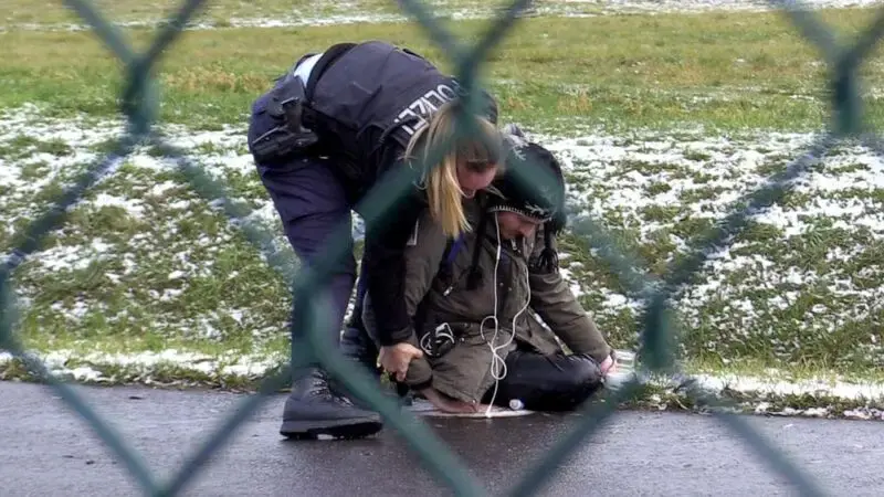 Climate activists stage protests at 2 German airports