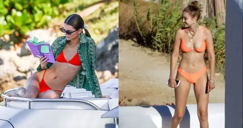 Fashion Faceoff: Gigi Hadid Vs Kendall Jenner: Who Gave You Beach Vibes In A Neon Orange Bikini?