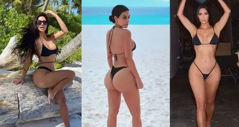 Kim Kardashian cools off in a black ʙικιɴι as she lounges in crystal blue water amid Kanye West divorce
