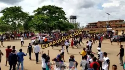 University Of Benin Students Celebrate Final Year Week In Style (Video)