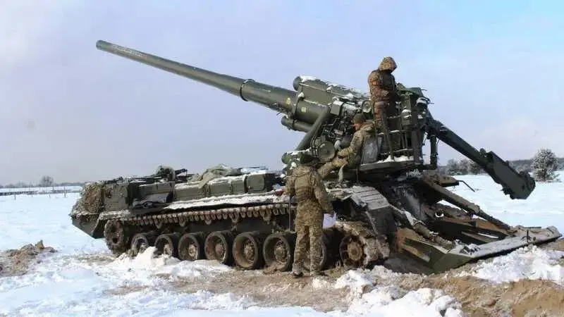 This enormous gun is the greatest artillery ever constructed.