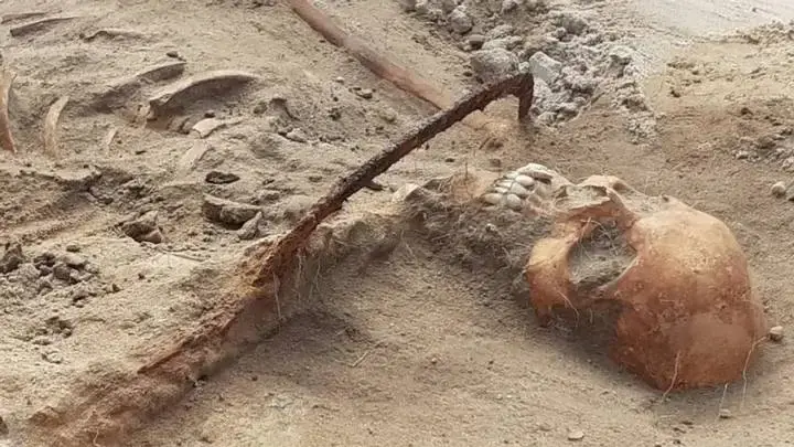 Medieval Vampire Unearthed With Sickle Across Her Neck To Prevent Resurrection