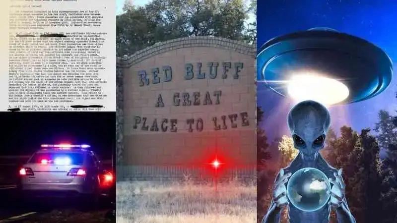 The Red Bluff UFO Incident: Two Patrolling Officers Witnessed A UFO Releasing Red Beams Of Light