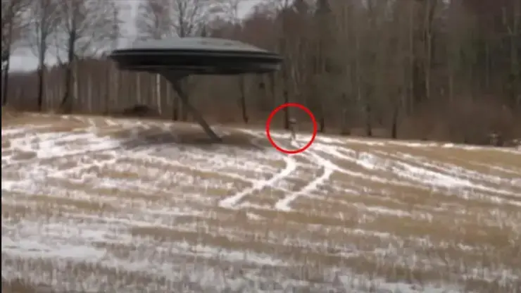 Man Captures Alien Entering His UFO In A Romanian Forest