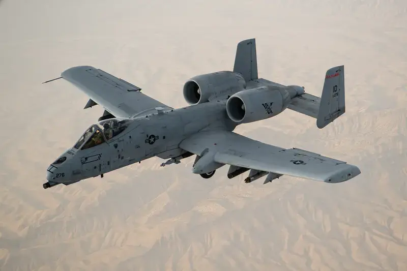 Look! The first Air Force aircraft specifically developed for close air support of ground operations is the powerful A-10C Thunderbolt II.