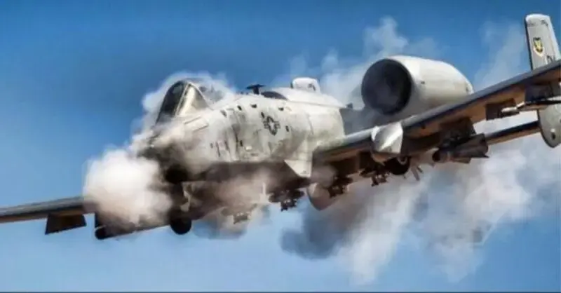 A-10 Warthog with a unique upgrade program that fires 3,900 rounds per minute