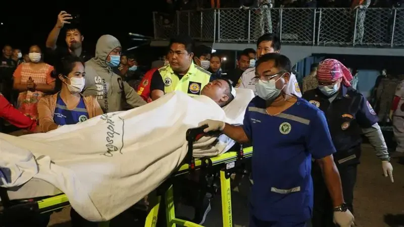 1 survivor found from Thai navy ship that sank Sunday