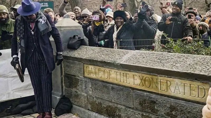 Central Park entrance renamed 'Gate of the Exonerated' for the 'Exonerated Five'