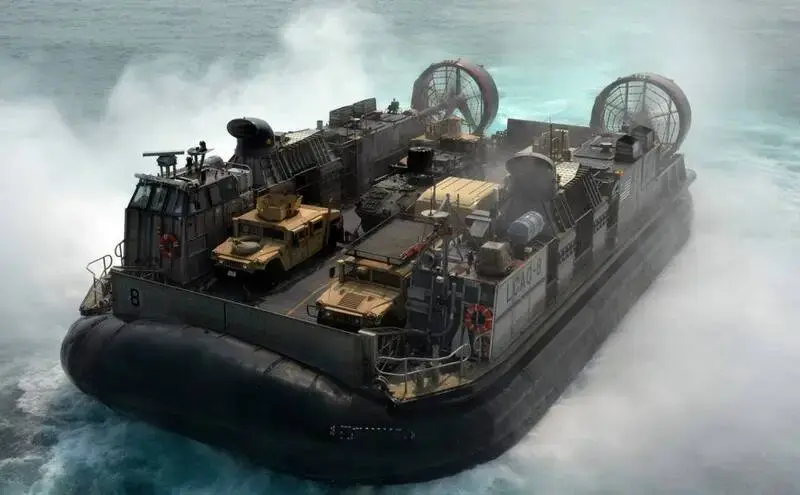 US Navy gets delivery of the LCAC 106, a modern landing craft.
