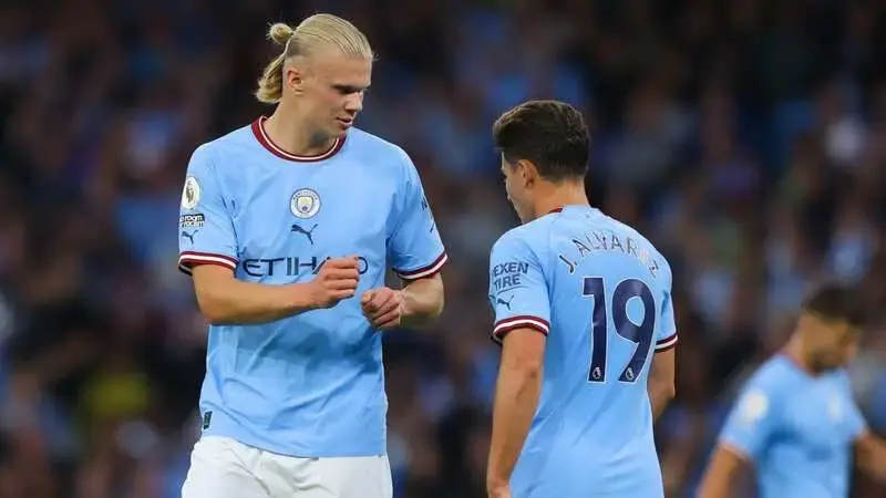 How Man City can play Julian Alvarez & Erling Haaland together