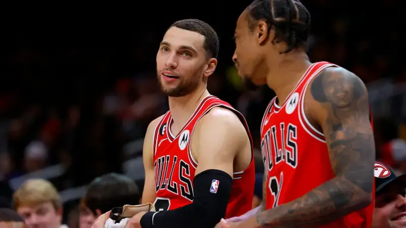 Zach LaVine had 1-on-1 meeting with DeMar DeRozan as Bulls had halftime blowup in locker room, per reports