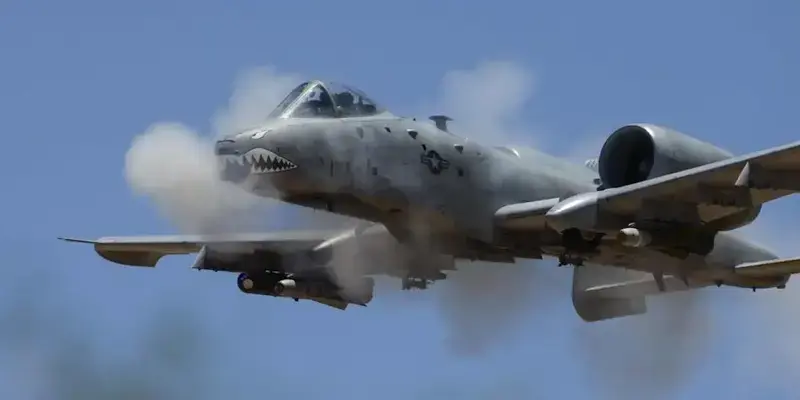 The A-10 Warthog’s gun can fire 3,900 rounds per minute, according to the program.
