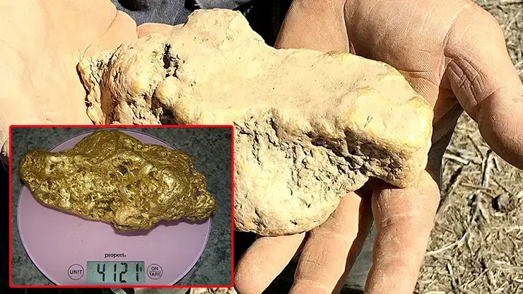 This Australian Man Just Found A Massive 4kg Gold Nugget