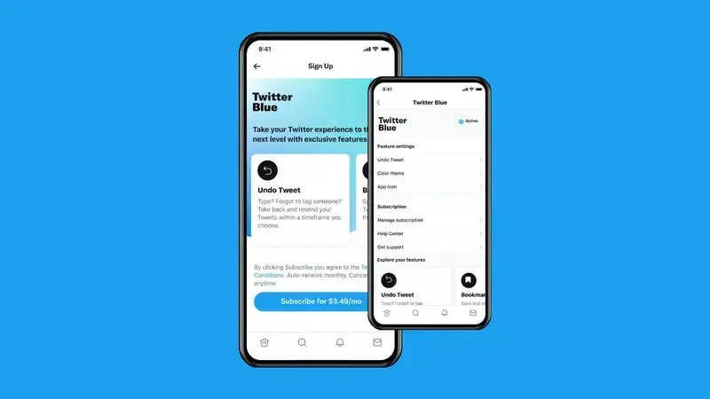 Twitter Blue to include higher ranking replies, 60-min videos