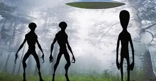 Russian witnesses reported seeing 23-foot-tall alien beings emerge from a UFO.
