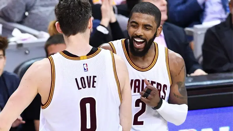 Kevin Love says Cavaliers should retire Kyrie Irving's jersey: 'Not even a question'
