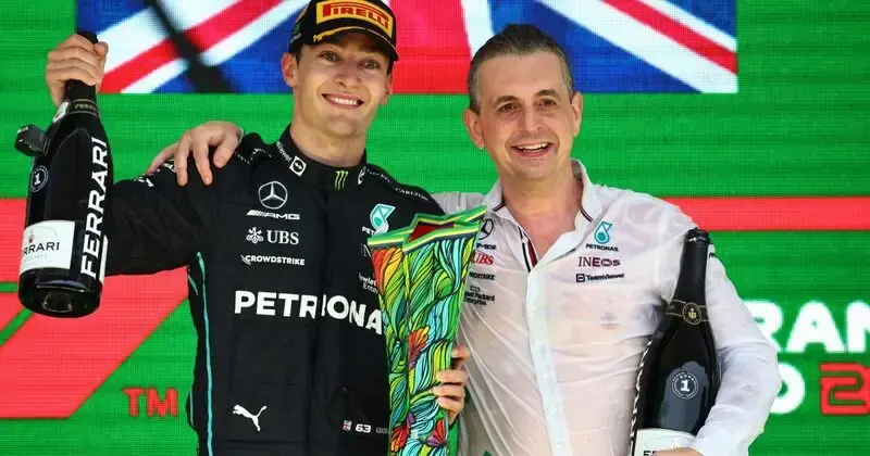 Why Wolff didn't regret being absent from Russell's Brazil GP win