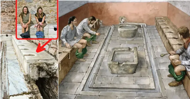 Both Acient Roma Latrines Were Opulent and Incredibly Racist