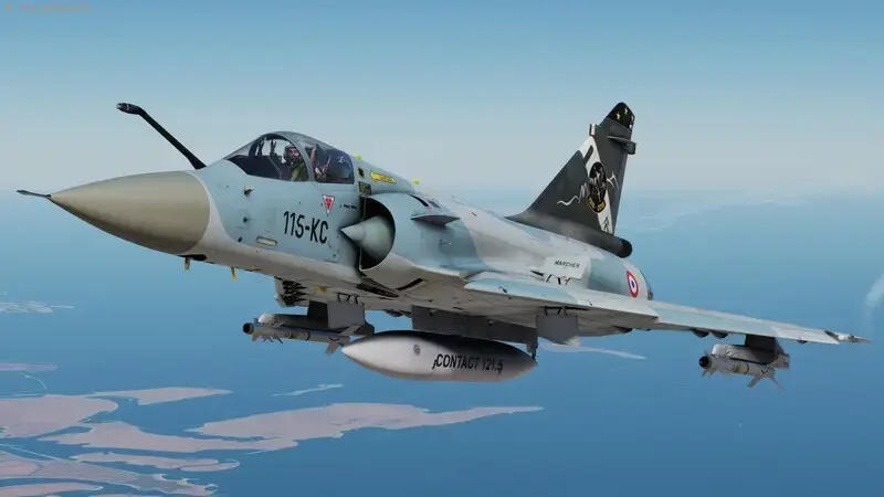 The Mirage 2000 is regarded as the cornerstone of the French Air Force because it is equipped with the cutting-edge CCV technical technology.