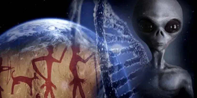 Experts believe that 500,000 years ago, aliens engineered the genes for the first humans