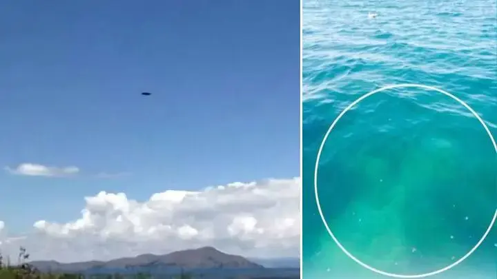 UFO sank and surfaced from Lake Titicaca -