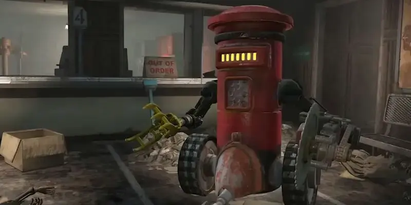 Fallout London Reveals Working Underground And Postbox Robots