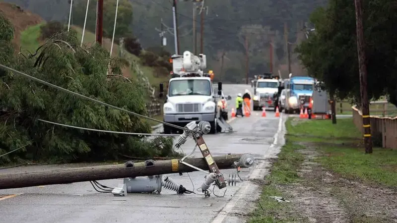 Nearly 60,000 customers without power after storm slammed West Coast