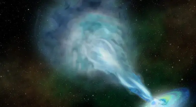 Scientists Spot Record-Breaking Cosmic Jet In Ancient Universe