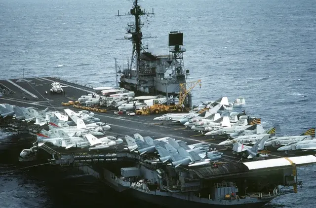 The USS Midway, a vessel in the American Navy, served for half a century.