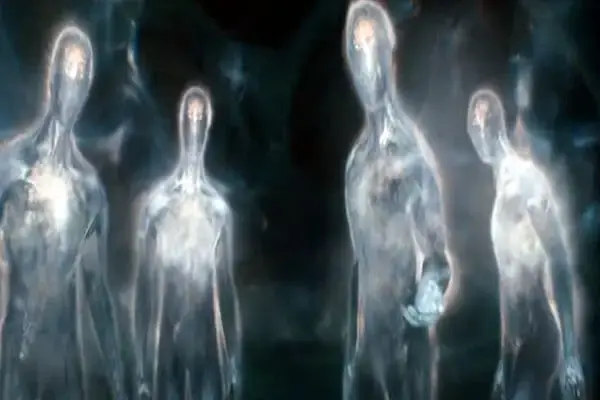 A new theory suggests that aliens are transdimensional beings capable of traveling by light