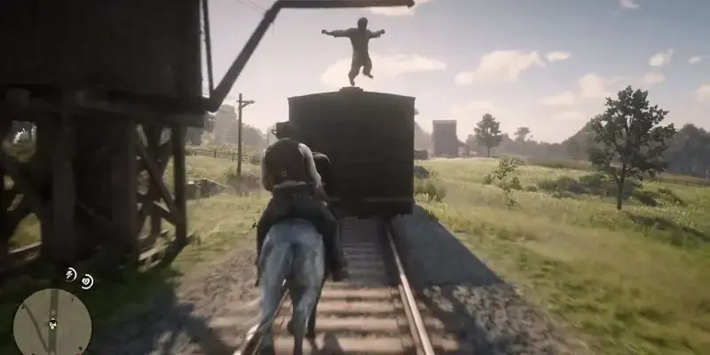 Red Dead Redemption 2 Railway Workers Actually Build Tracks