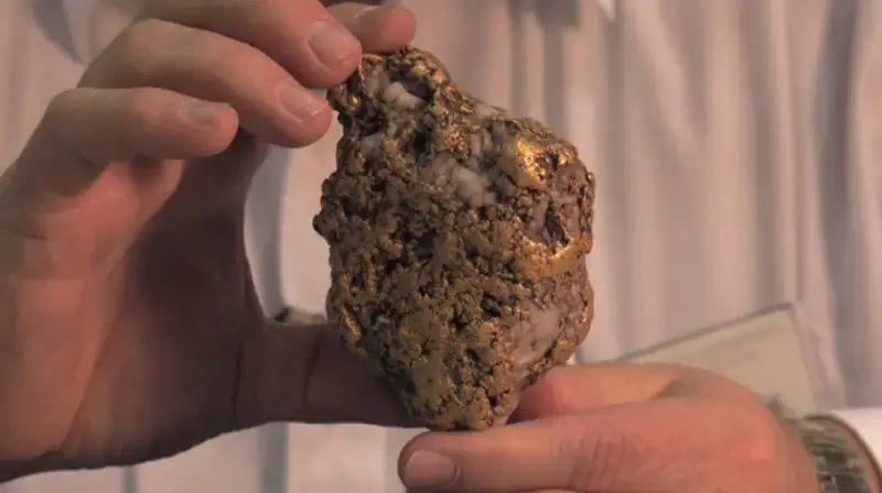 See the Amazing Eureka Gold Nugget, 2nd Largest Ever Found in Arizona!