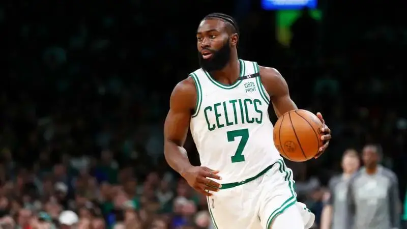 Jaylen Brown injury update: Celtics star to miss 'probably a week or two' with right adductor strain