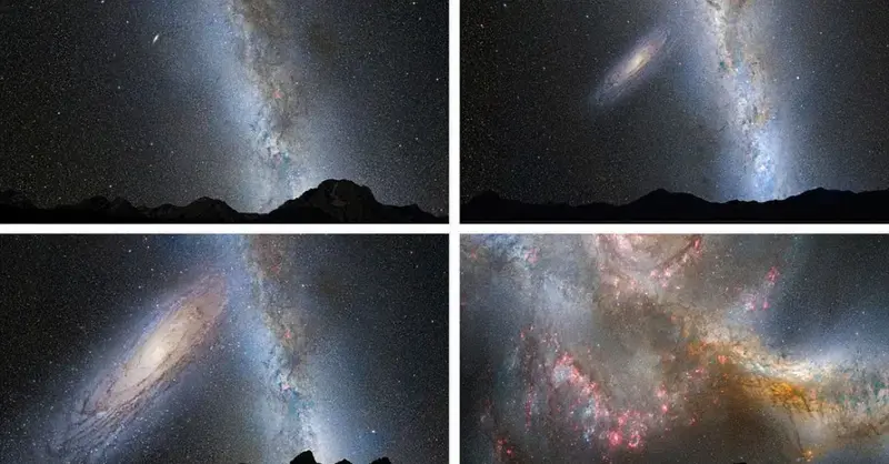 Andromeda and Milky Way galaxies are already merging