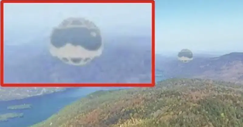 Strange Unidentified Flying Sphere Was Spotted Using Only Google Earth Map