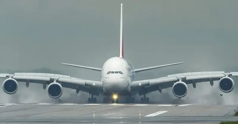 Whaoo! A380 LANDING AIRBUS monster’s “smooth” flight makes adversaries appear strong.